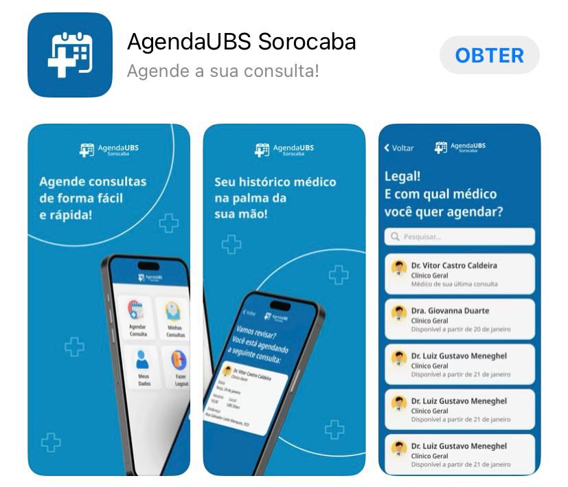 Novo App Agenda UBS funciona em fase de teste em Sorocaba para agendamento  on-line de consultas na rede municipal
